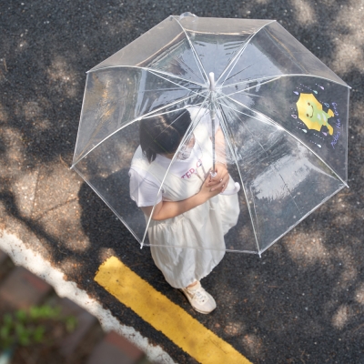 [피클스 더 프로그] 투명 장우산 (60cm)