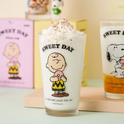 [피너츠] 스누피 스윗데이 유리컵(4종)