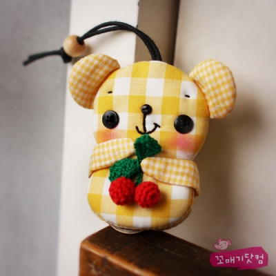 [DIY]체리토토 키홀더 만들기 패키지 -옐로체크