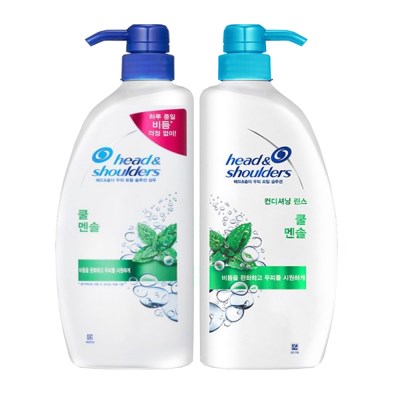 헤드앤숄더 샴푸 850ml 쿨멘솔