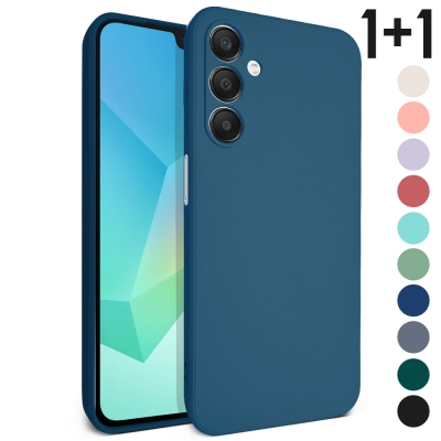 1+1 갤럭시 A16 A17 버디4 와이드8 사각엣지 소프트 실리콘 케이스