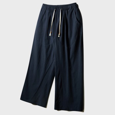 앨빈클로 린넨 라이크 세미 와이드 밴딩 팬츠 DLX2915 (3 COLOR)