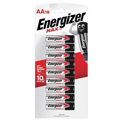 에너자이저 맥스 건전지 AA 18입