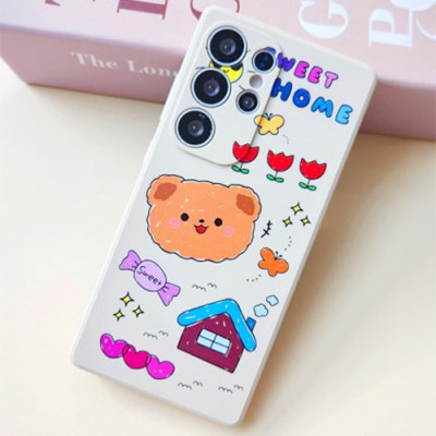 갤럭시S25 애니멀 드로잉 젤리케이스