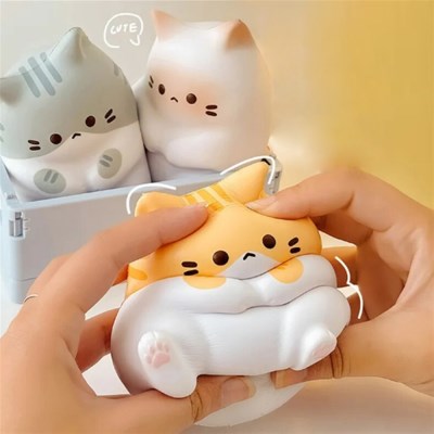 고양이 스퀴시 스트레스볼 해소 말랑이 주물럭