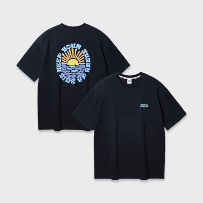 앨빈클로 SUNNY SIDE UP 오버핏 반팔티 AST4779 (3 COLOR)