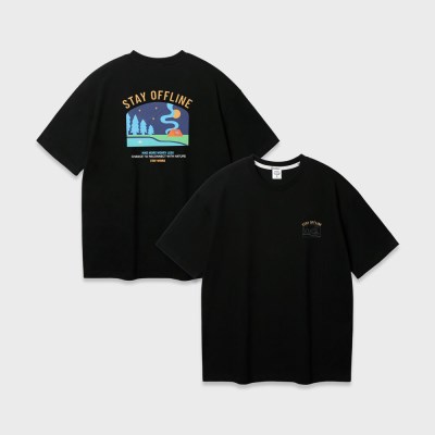 앨빈클로 STAY OFFLINE 오버핏 반팔티 AST4789 (3 COLOR)