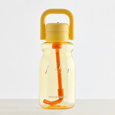 홀로홀로 원터치 트라이탄 밀크보틀 630ml 옐로우