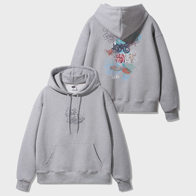 앨빈클로 GRAFFITI 오버핏 후드티 AVH276 (2 COLOR)