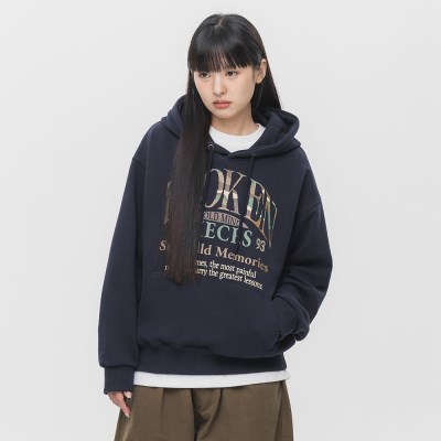 앨빈클로 BROKEN CAMO 오버핏 후드티 AVH289 (3 COLOR)