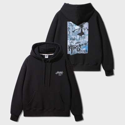 앨빈클로 SKATER 오버핏 후드티 AVH295 (2 COLOR)