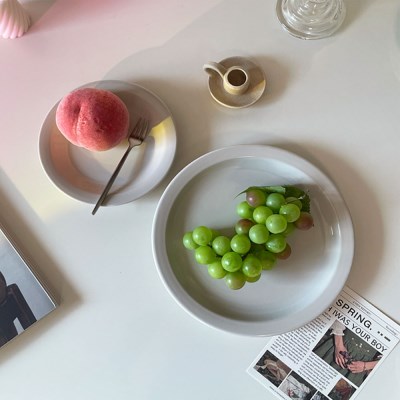 [리퍼]레트로 아메리카 디저트접시 카페접시