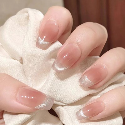 히나 블러셔 그라데이션 탈부착 네일팁 (24pcs)