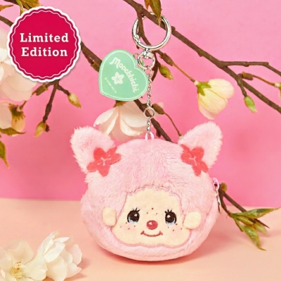 [몬치치] 얼굴 파우치 키링_체리블라썸