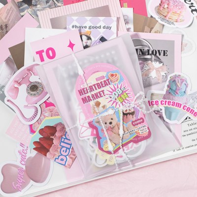 소품 감성 인형 풍경 레터링 디저트 리본 다꾸 페이퍼 세트