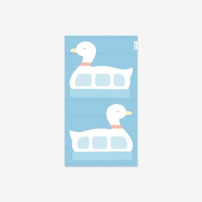 [유오코] 미니메모지 [오리배]