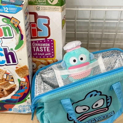 산리오 핸섬 주방장 한교동 교동이 인형 가방 고리 키링