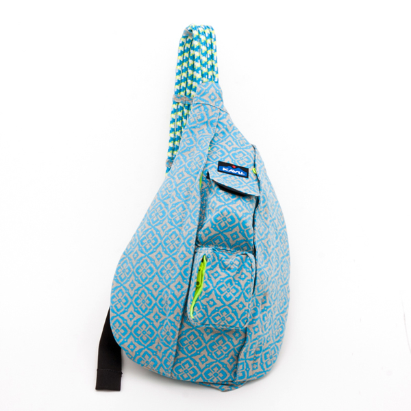 floral mosaic kavu rope bag