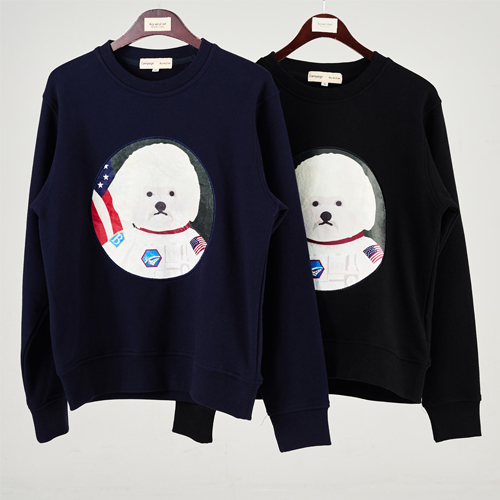 BEYOND CLOSET ♥ ILP New Apollo Patch Dog 1/2 T-Shirt Beyond Closet by Tae Yong