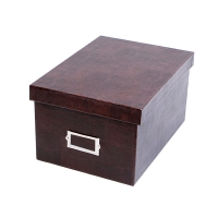 엠보 브라운 공간 수납함