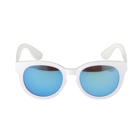 Fretzel TR Glossy White/Blue Mirror Lens