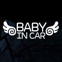 자동차스티커_글씨 BABY IN CAR