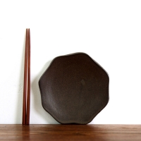 솥뚜껑옹기 꽃접시1호