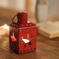 레드 스타 미니랜턴