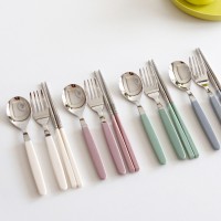 10 COLORS 카모메 키즈 수저포크세트
