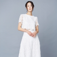 [클레어드룬] HEART LACE BLOUSE