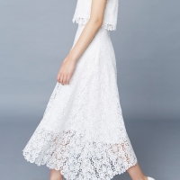 [클레어드룬] HEART LACE SKIRT