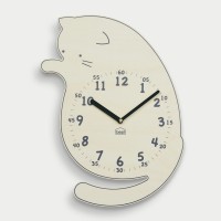 [BEZIT] 장난스러운 고양이 무소음 벽시계