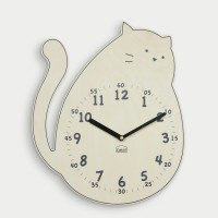 [BEZIT] 사랑스러운 고양이 무소음 벽시계