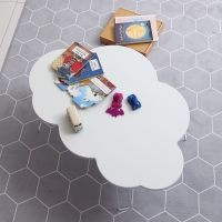 이지 구름 테이블 화이트