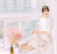 서리나래 셀프웨딩 브라이드 허리치마