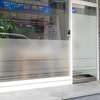 창문시트지 유리시트지 / 컷팅 데일리심플라인01