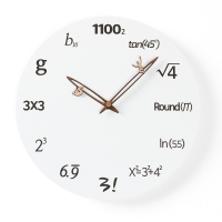 무소음 에코화이트 수학공식 벽시계