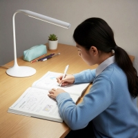 LINE LED 학생용 데스크 스탠드 시력보호 조명 광폭 와이드 책상등