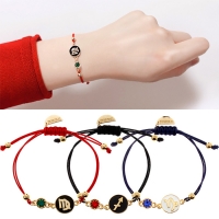 [선물포장]탄생석+별자리 매듭팔찌 NEW (3컬러)