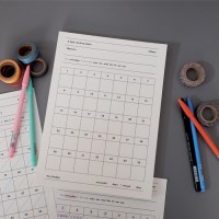 [35days 목표달력 _ 100장] a daily checking habit