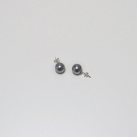 PSW.E 다크그레이 (8/10) 심플 진주귀걸이
