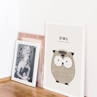 무드 접이식 액자테이블 720x480 부엉이