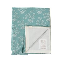 Hanako Floral duvet cover - light teal (S)