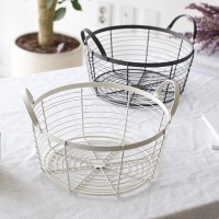 키친 원형 바스켓 (2color)_(1202634)