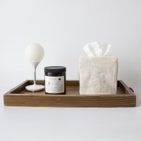 LIN02 린넨 티슈커버 미니 (네추럴)