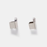 Simple box post earring