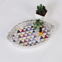 지오-장미 타원 메이크업 트레이-스몰