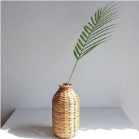 고급 라탄 둥근화병