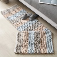 레인보우 극세사 발매트 주방매트 (2type)_(1344664)