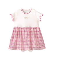 [Japan] 일본 유아 팬츠 스타일 원피스 (70cm~95cm)(체크무늬)810008